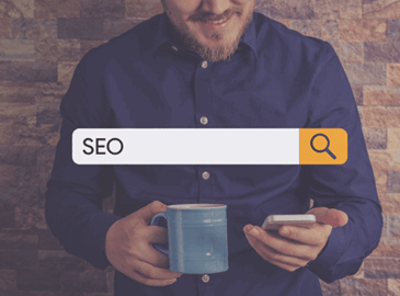 SEO search box on web page