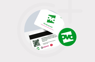 grey banner with Alphyra watermark and circular image of Ova energy top-up card